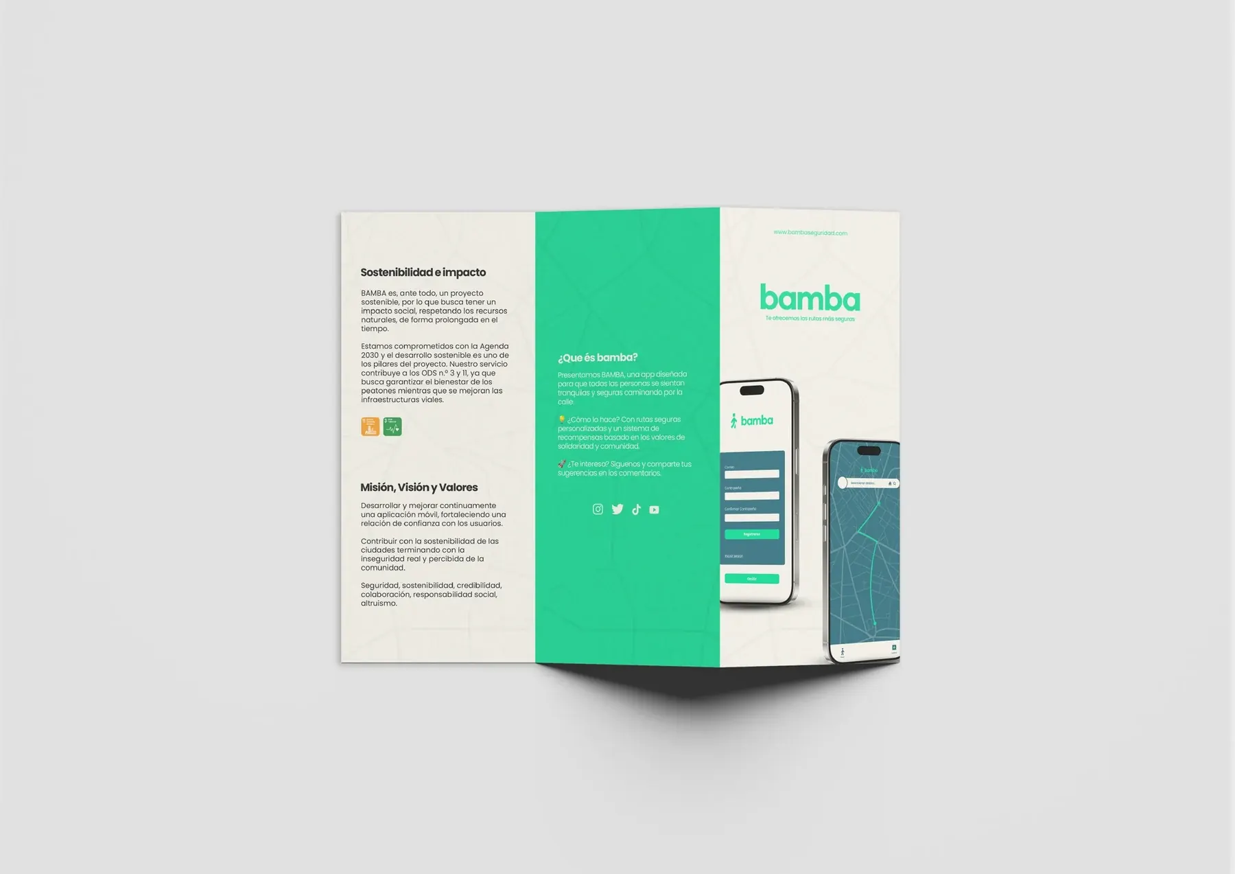 Identidad visual de Bamba Seguridad