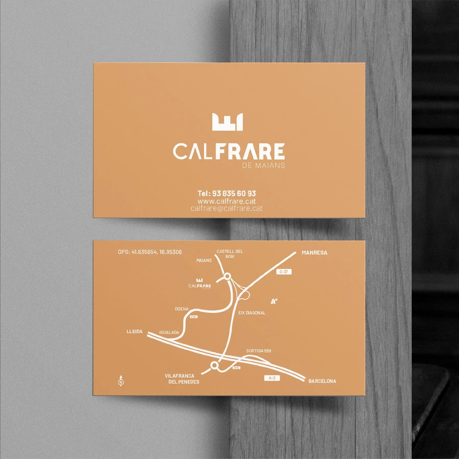 Aplicación de la marca Cal Frare